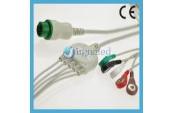 China Mindray T5 One piece 3-lead ECG Cable with leadwires,snap supplier