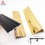 6061 Anodized Aluminium Stair Nosing Edge Trim Antislip Angle Curved for sale