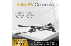 China 1 Pair PPO 4 Way Y Branch Connector For Solar Panel supplier