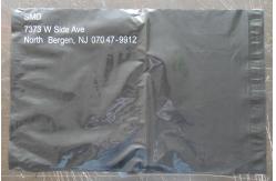China Black Large Self Adhesive Plastic Bags for Shipping Clothes supplier