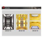 Stainless Steel Frame Cabin With Acrylic Lighting Panel For Passenger Elevator Lift for sale