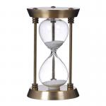 Home Decor Large Brass Hourglass Luxury Sand Timer For Souvenir for sale