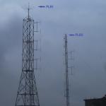 ISO9001 Q345 Steel Lightning Protection Rod , Lightning Rod Tower For Wind Power Stations for sale
