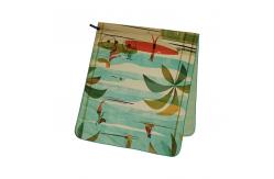 China Summer Large Sublimation Quick Dry Microfiber Beach Towel With Logo Custom Print supplier