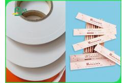 China FDA 30gsm White Small Slitted Roll Straw Wrapping Paper 24mm Width supplier