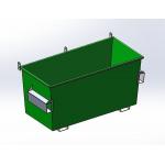 20 Yard Waste Open Top Skip Bin For Construction Waste Collection for sale
