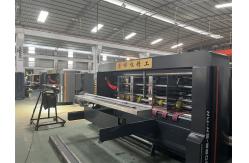 China Black Businesses Automatic Carton Folding Machine With Vacuum Feeder supplier