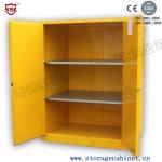 2 Door Vented Flammable Storage Cabinet Laboratory Locking Metal For Liquid Chemical for sale