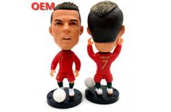 China OEM Customized Popular 3D Plastic Football Players Action Figures custom pvc figure supplier