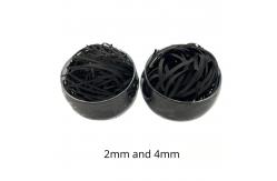 China Big Pack Parcel 3mm Iridescent Black Shredded Paper For Box Filling supplier