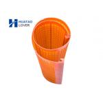 Orange High Frequency Polyurethane Screen Panels Vibrating Mesh For Iron Sand for sale
