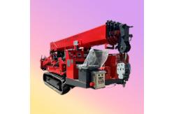 China Yellow Mini Spider Crawler Crane With Steel And Telescopic Boom supplier