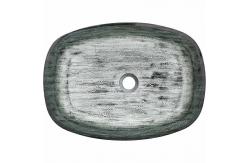 China 45mm Drain Latest Hand Wash Basin 40mm Length Large Rectangular Vessel Sink supplier