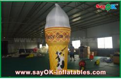 China 3m Height Full Print Customized Inflatable Ice Cream For Advertising supplier