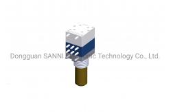 China RV8711GS Dual Unit Rotary Potentiometer Square Shape For Volume Control supplier