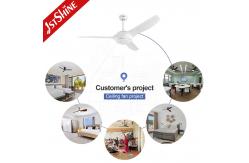 China White 220 Volt Dc Motor Energy Saving Ceiling Fan With No Noise supplier