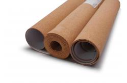 China 1mm Self Adhesive Cork Roll Sheet Soundproofing High Density supplier