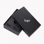 ISO9001 Qualified Matte Black Necklace Boxes for Customized Packaging CMYK/PANTONE