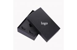 China ISO9001 Qualified Matte Black Necklace Boxes for Customized Packaging CMYK/PANTONE supplier