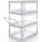 3 Layer Thickened Transparent Shoe Box 38*26cm Stackable Shoe Organizer