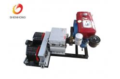 China 5T Double Capstan Cable Pulling Winch Machine Puller Hoist , Cable Winch Puller supplier