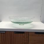 12mm Thick Round Glass Vessel Basins No Overflow Round 12mm Thickness