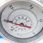 Stainless Steel Differential Pressure Gauge Double Pointer Manometer for sale