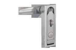 China Zinc Alloy Electrical Cabinet Door Lock Silver 3 Point Panel Lock supplier
