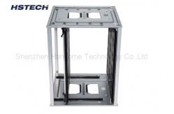 China Width Adjustable PCB Handling Equipment SMT ESD Magazine Storage Rack Metal Material supplier