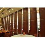 Custom Hotel Movable Floor to Ceiling Partition Wall With Sliding Aluminium Track