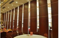 China Custom Hotel Movable Floor to Ceiling Partition Wall With Sliding Aluminium Track supplier