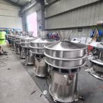 Small Circular Vibratory Screening Machine Mechanical Screen Powder Granules Sifting