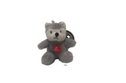 China Stuffed Toys Huskie Keychain 11cm With Music Box supplier