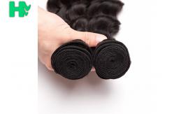 China Peruvian Loose Wave Remy Natural Human Hair Extensions Natural Black Soft & Smooth supplier
