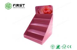 China Easy Assembly Custom Logo Printing Portable Retail Cardboard Counter Top Display Boxes supplier