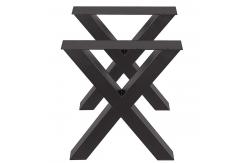 China DIY Furniture Office Computer Desk Legs in Country Style with Powder Coating Finish supplier