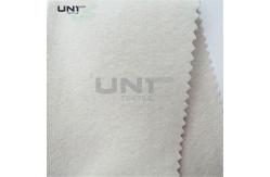 China Wool Necktie Interlining Plain Weave / Polyester Tie Interlining Good Elasticity supplier