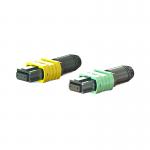 Mini MPO Fiber Optic Connector 36mm Length 12/16/24 Cores Male / Female Options for sale