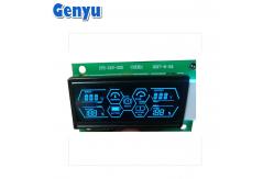 China Black Negative Transmissive VA LCD Display HT1621 Driver RGB LED Backlight supplier