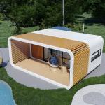 Customized Prefab Modular House 20FT Apple Cabins Heat Resistant for sale