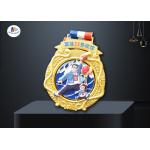 Zinc Alloy 76.2*3mm Youth Basketball Medals for sale