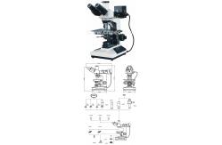 China Coaxial Coarse Metallurgical Optical Microscope 100X - 600X A13.0204 supplier