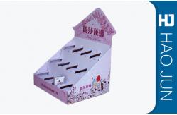 China Recyclable Paperpop Display Boxes Stand For Perfumes , Varnishing / Glossy Laminition Surface supplier