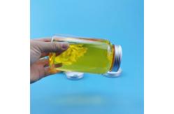 China 650ml Empty Milk Tea Plastic Beverage Bottle With Aluminum Screw Lid supplier
