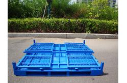 China 1000kg - 2000kg Load Bearing Pallet Cages With Padlock Locking System supplier
