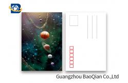 China Amizing Design Star 3D Lenticular Postcards With Two Side CMYK UV Offset Printing supplier