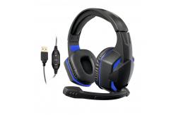 China 3.5mm Cool Over Ear Headset LED Wired Gaming Headphone With Microphone supplier