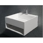 Seamless Wall Hanging Wash Basin Unique Modern Wall Mount Sink for sale