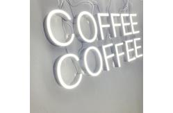 China Coffee Shop Led Light Channel Letter Sign 6500K Screw Mount supplier