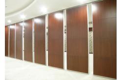China Acoustic Sliding Folding Partitions Movable Walls With Aluminium Door Track Rollers supplier